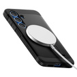 Spigen case for Samsung Galaxy S25+ Plus, Tough Armor Mag MagSafe, black + 9H Tempered Glass