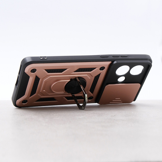 Case for Motorola Edge 40 Neo, CamShield Slide, pink rose gold