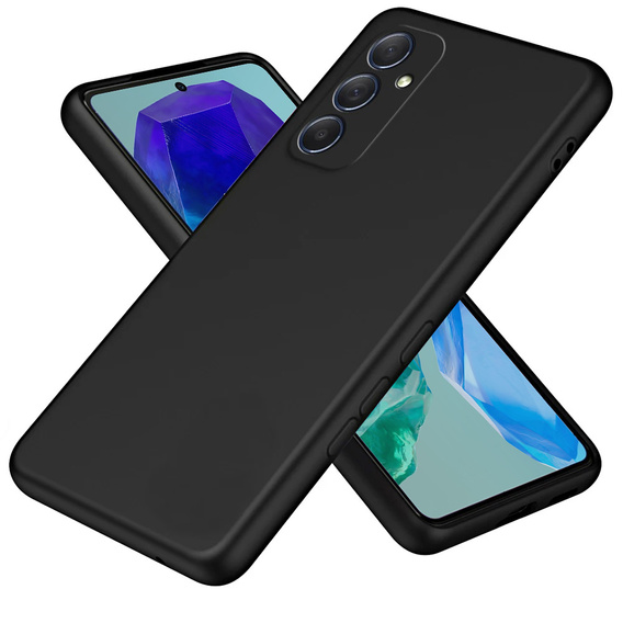 Case for Samsung Galaxy M55 5G, Silicone Lite, black