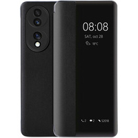 Flap case for Honor 70 5G, Side View, black
