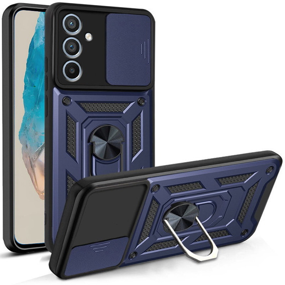 Case for Samsung Galaxy M35, CamShield Slide, blue