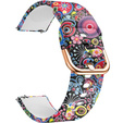 Smooth strap for Samsung Galaxy Watch Active 22mm, Colorful Jellyfish