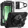 Armored Case for Samsung Galaxy Tab Active 3 T570 / 5 X306B, protective 360 with stylus slot, black
