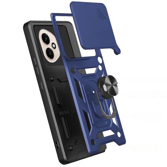 Case for Honor 400 5G, CamShield Slide, blue
