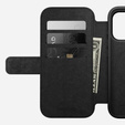 Nomad case for iPhone 17 Pro, Modern Leather Folio, black