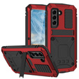 Case for Samsung Galaxy S21 FE, R-JUST, armoured, red