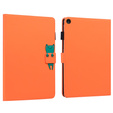 Case for Lenovo Tab M10 Plus 10.6 Gen 3, with flap, animal, orange