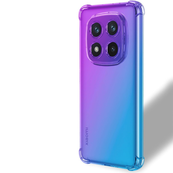 Case for Xiaomi Redmi Note 14 Pro, Gradient Dropproof, Purple / blue