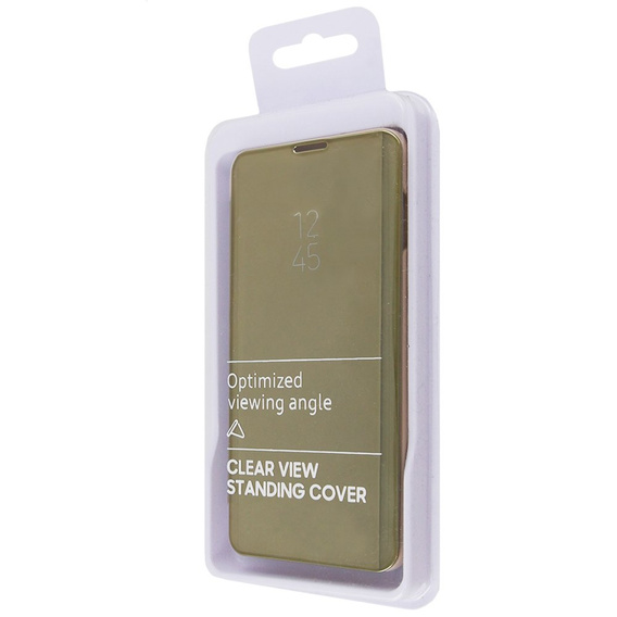 Case for Samsung Galaxy A22 5G, Clear View, gold