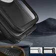 IP68 Waterproof Case for iPhone 16 Plus, SHELLBOX MagSafe, black