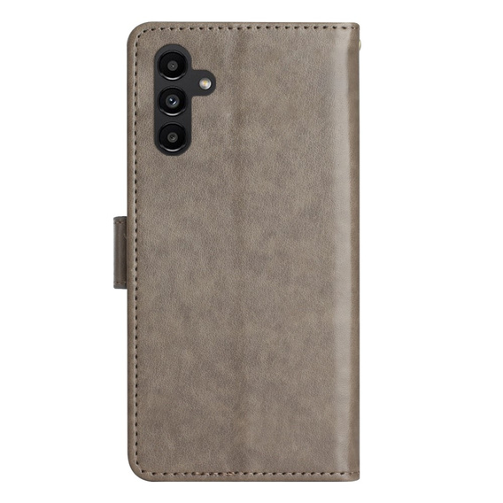 Flip case for Samsung Galaxy A14 4G/5G, Mandala Flower, grey