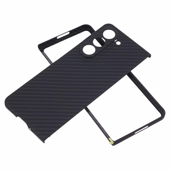 Case for Samsung Galaxy Z Fold6 5G, Aramid Fiber Cover, black