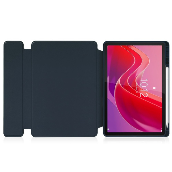Keyboard case for Lenovo Tab M11 10.95" / Idea Tab 11" / Tab K11 11" (2 gen.), Rotary 360° Leather, dark blue