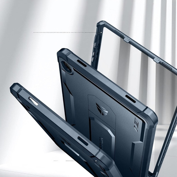 Armored case for Galaxy Tab A9, Dexnor Full Body, dark blue
