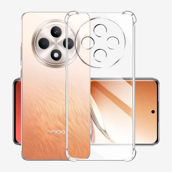 Case for Oppo Reno 12FS / 12F, Dropproof, transparent