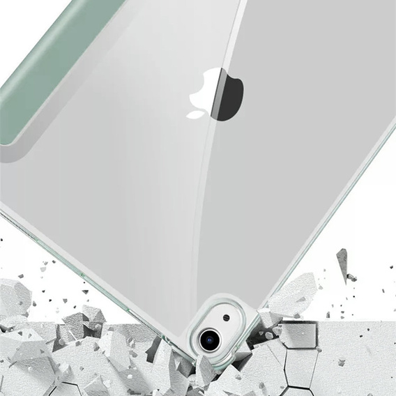 Case for iPad 10.9 2022 10 GEN, Smartcase Hybrid, with stylus space, green