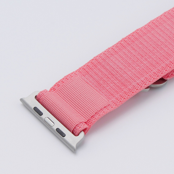 Nylon Strap for Apple Watch 1/2/3/4/5/6/7/8/SE/ULTRA 42/44/45/49mm, Pink