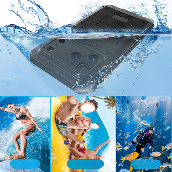 IP68 waterproof case for iPhone 17 Pro, black