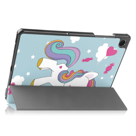 Case for Samsung Galaxy Tab A9+, Smartcase, unicorn