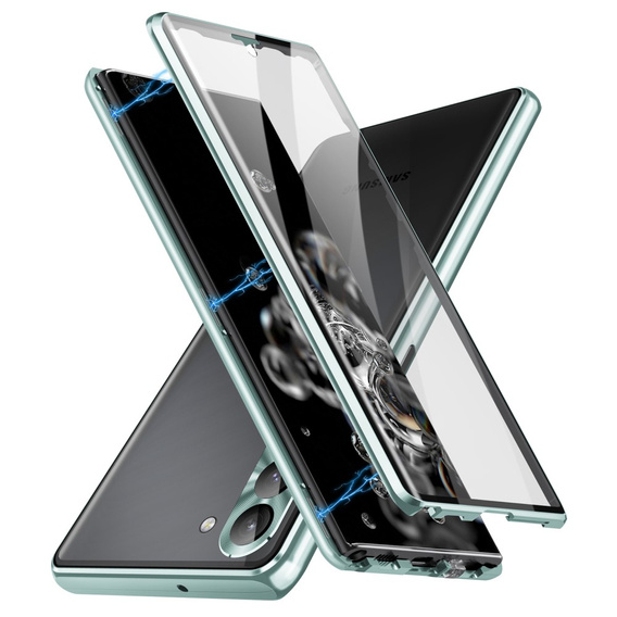 Case for Samsung Galaxy S23, Magnetic Dual Glass, green