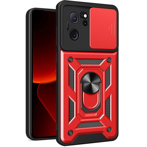 Case for Xiaomi 13T / 13T Pro, CamShield Slide, red
