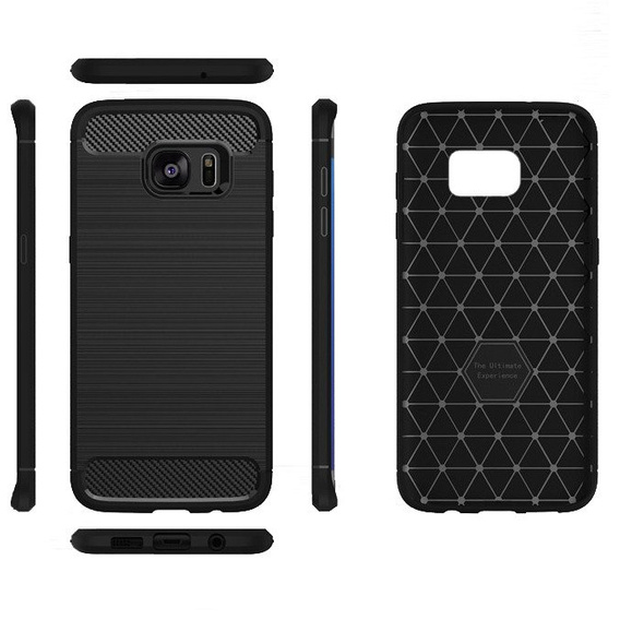 Case for Samsung Galaxy S7, Carbon, black