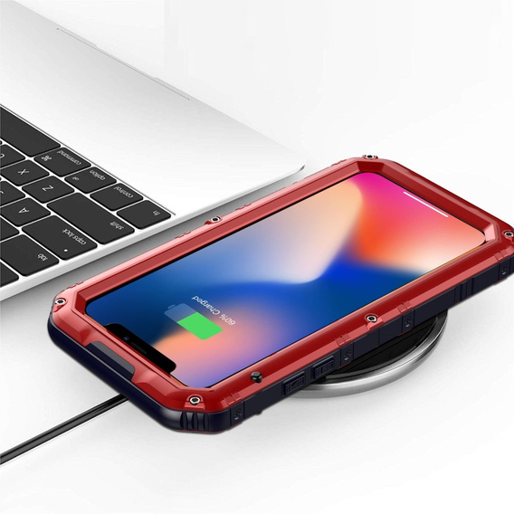 Armored case for iPhone 11, R-JUST, red