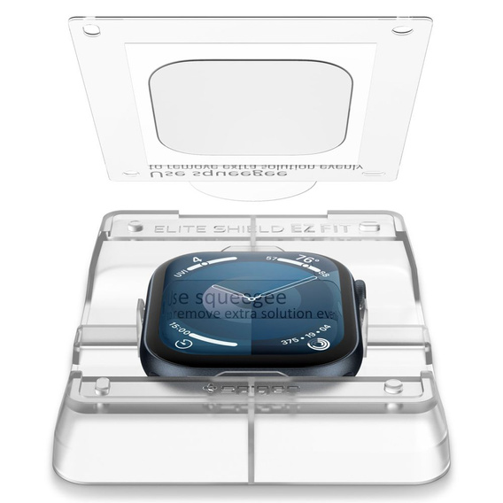 Spigen ProFlex EZ FIT for Apple Watch 7 41MM, Clear (2-Pack)