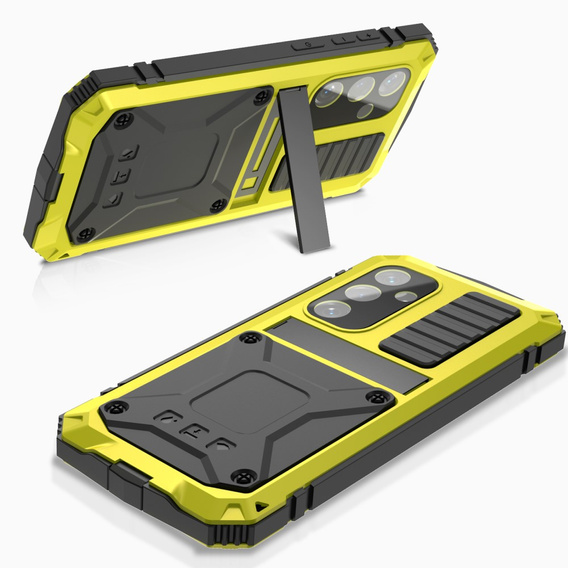 Armored case for Samsung Galaxy S25, R-JUST, yellow