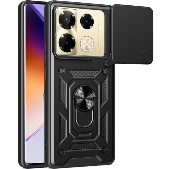 Case for Infinix Note 40 Pro, CamShield Slide, black