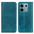 Case for Xiaomi Redmi Note 13 Pro 5G, Wallet Litchi Leather, green