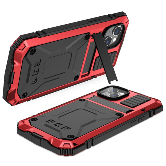 Armored case for iPhone 14, R-JUST, red