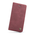 CASEME case for iPhone 7/8/SE 2020/SE 2022, Leather Wallet Case, maroon