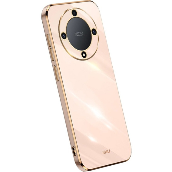 Case for Honor Magic 5 Lite, Glamour CamShield, pink rose gold