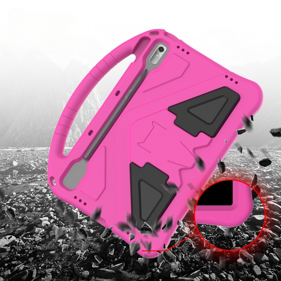 Children's Case for Lenovo Tab P11 Pro Gen 2, Children's Case with Handle, pink