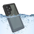 IP68 Waterproof Case for Samsung Galaxy S24 Ultra, Redpepper, black