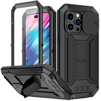 Armored case for iPhone 14 Pro, R-JUST CamShield Slide, black