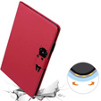 Case for iPad 10.2" 2021/2020/2019 (9/8/7 gen.), with flap, animal, red