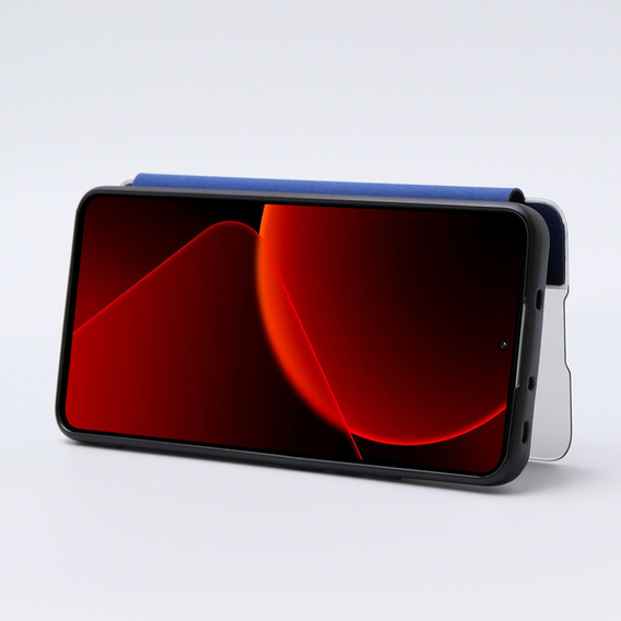 Case for Xiaomi 13T / 13T Pro, with Side View flap, blue