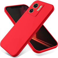Case for Motorola Edge 40 5G, Silicone Lite, red
