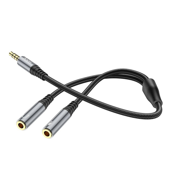 Hoco UPA21 2-in-1 AUX audio cable – 3.5 mm jack splitter