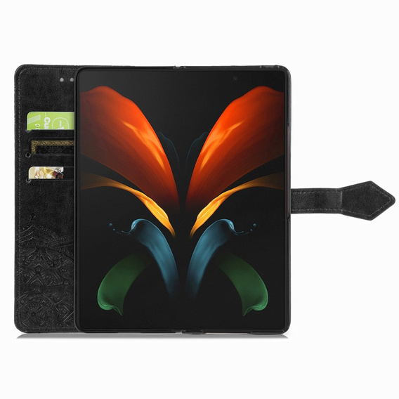 Flip case for Samsung Galaxy Z Fold 4 5G, Mandala, black