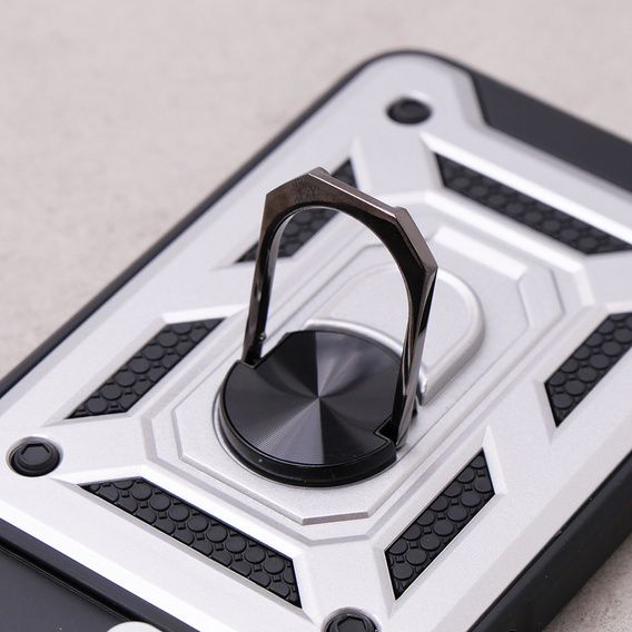 Case for Xiaomi Redmi 12, CamShield Slide, silver