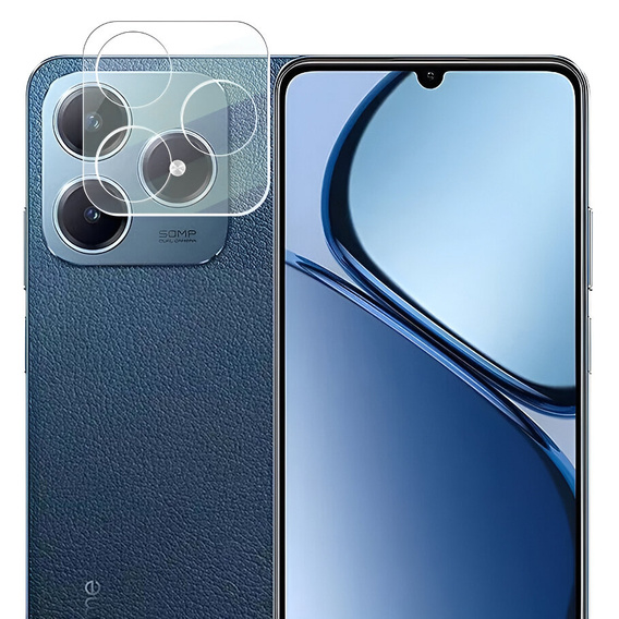 Camera Tempered Glass for Realme C63, Transparent
