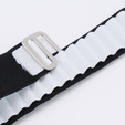 Nylon Strap for Apple Watch 1/2/3/4/5/6/7/8/SE/ULTRA 42/44/45/49mm, Black / White