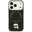 Karl Lagerfeld Big Strap Karl Metal Logo MagSafe Case for iPhone 17 Pro