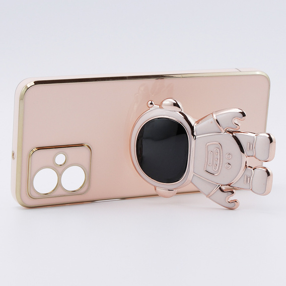 Case for Motorola Moto G54 5G, Astronaut, pink rose gold