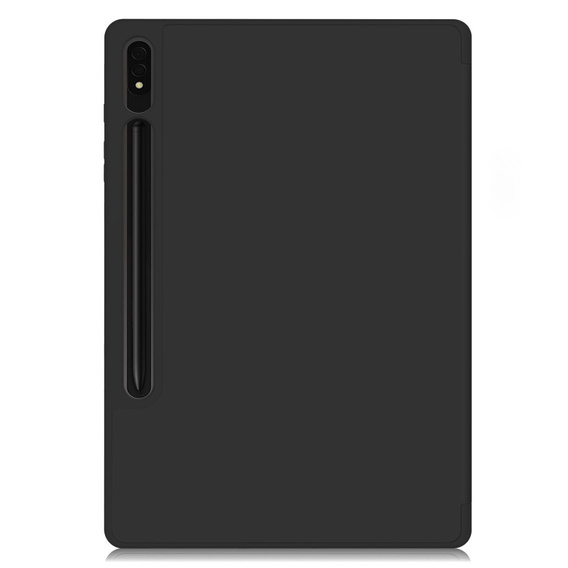 Case for Samsung Galaxy Tab S10+ Plus, Smartcase with stylus space, black