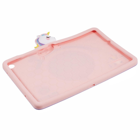 Children's case for Samsung Galaxy Tab A9+, Cute Patterns, with stand, pink