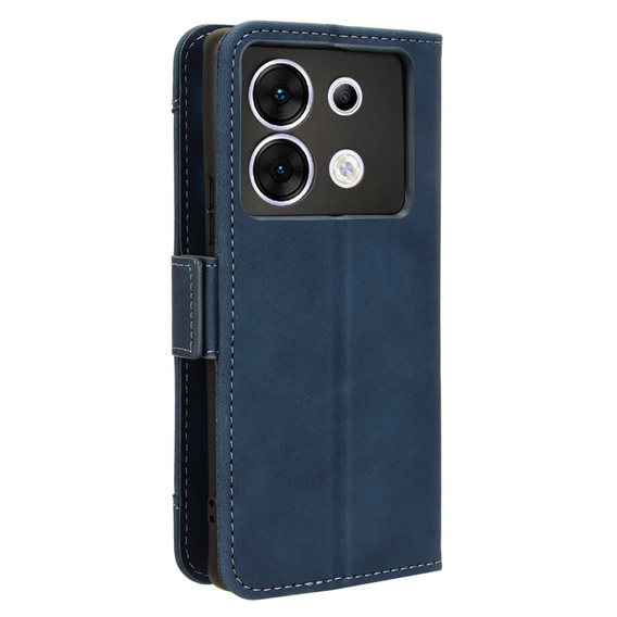 Flip case for Infinix Zero 30 5G, Card Slot, dark blue